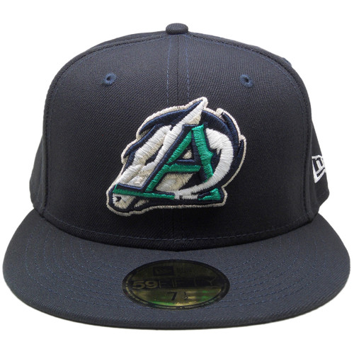 Arkansas Travelers MiLB NE Theme Night 59Fifty Fitted - Navy, Green, Silver