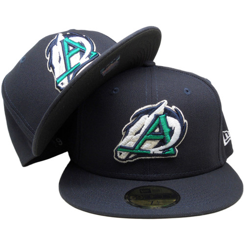 Arkansas Travelers MiLB NE Theme Night 59Fifty Fitted - Navy, Green, Silver