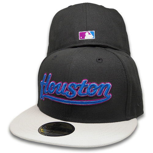 Houston Astros 'Hiei' Custom New Era 59Fifty Fitted - Black, Royal, Purple