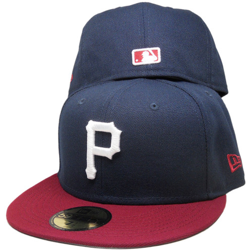 Pittsburg Pirates New Era 2T Color Pack 59Fifty Fitted - Navy, Burgundy, White
