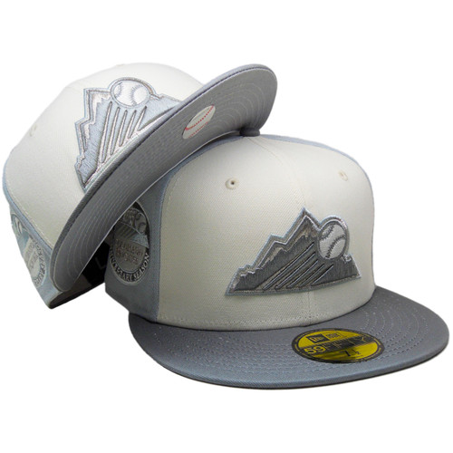 Colorado Rockies New Era 10 Anniversary 59Fifty Fitted - Cream, Gray, Graphite