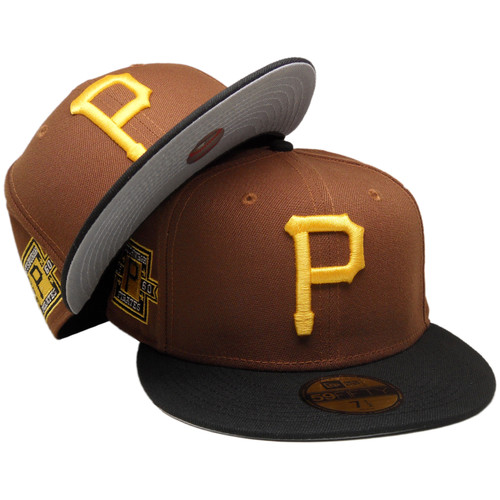 Pittsburg Pirates New Era Harvest 59Fifty Fitted - Lt. Brown, Black, Yellow