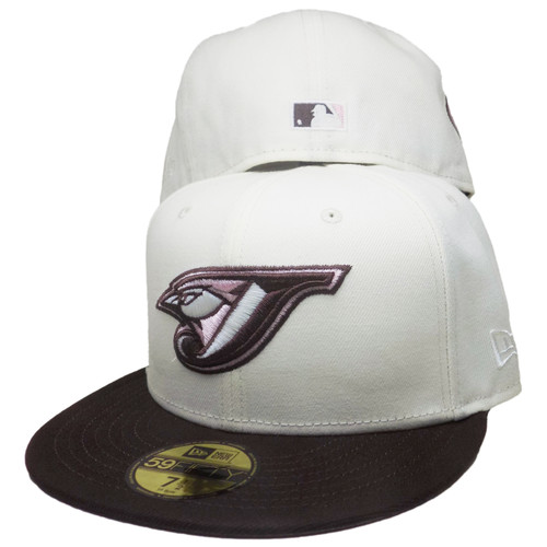 Toronto Blue Jays 'Neapolitan' Custom New Era Fitted - Cream, Brown, Pink