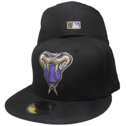 Arizona Diamondbacks 'AJ 2 Mauve' Custom NE Fitted - Black, Purple, Tan