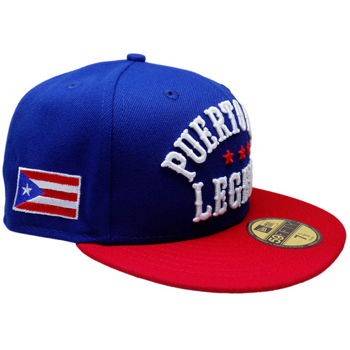 Puerto Rico Legend New Era Custom 59Fifty Fitted - Royal, Red, White