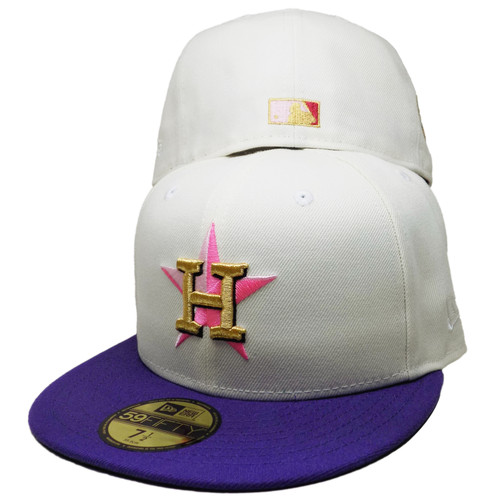 Houston Astros 'Hisoka' Custom NE 59Fifty Fitted - Cream, Purple, Pink