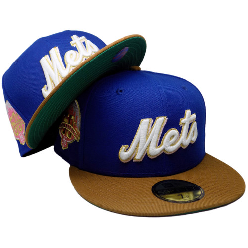New York Mets 'La Perla' Custom New Era 59Fifty Fitted - Royal, Brown, Pink