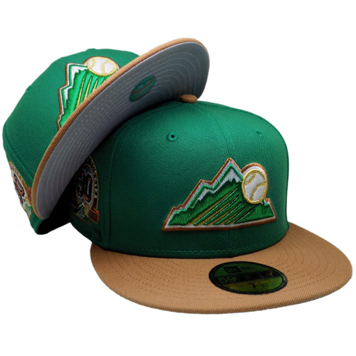 Colorado Rockies 'Machu Picchu' Custom New Era Fitted - Green, Brown, Gold