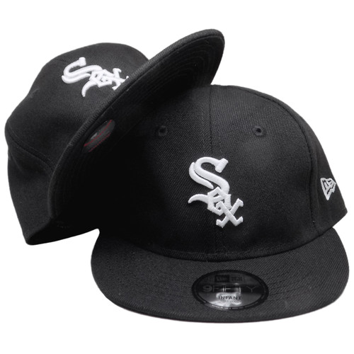 Chicago White Sox New Era 9Fifty Infant Adjustable Hat - Black, White