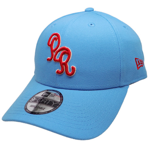 Puerto Rico Custom New Era 9Forty Snapback Hat - Sky Blue, Red, Pink