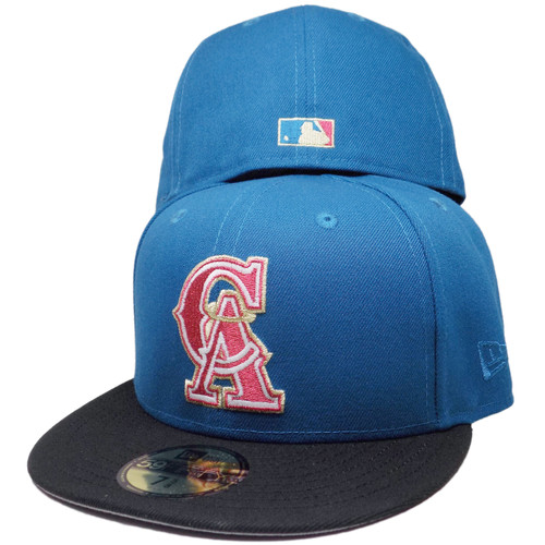 Anaheim Angels 35th Anniversary Custom New Era Fitted - Blue, Black, Red