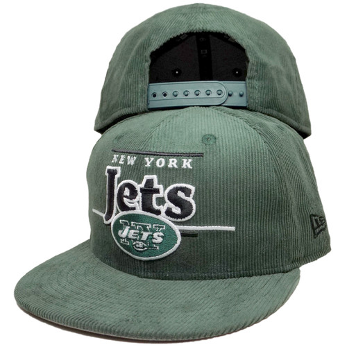 New York Jets New Era Throwback Display Snapback - Green, Black, White