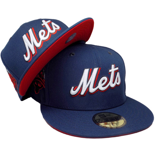 ニューエラ ニューヨークメッツ 50th Anniversary キャップ New York Mets 5th Anniversary Custom New Era 59Fifty Fitted - Red