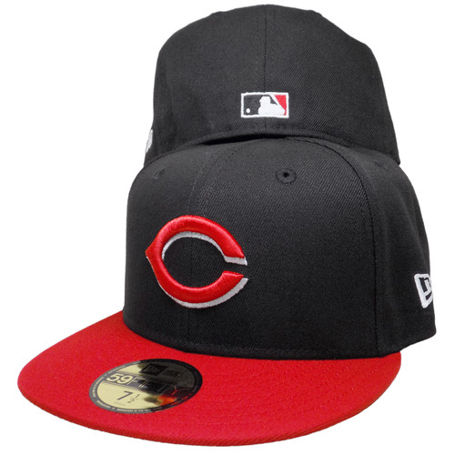Cincinnati Reds 2003 Inaugural Custom New Era Fitted - Black, Red, Silver