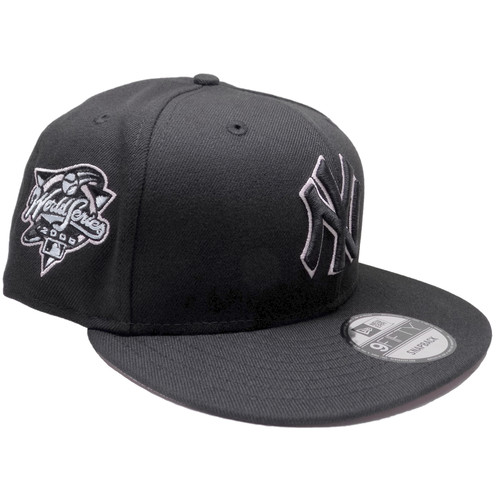 New York Yankees 2000 WS Custom New Era Snapback - Black, White, Pink