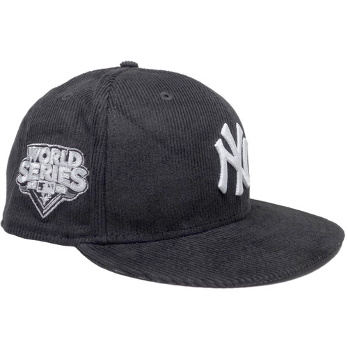 New York Yankees 2009 WS Custom NE Snapback - Black Corduroy