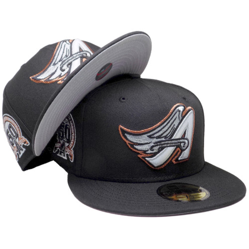 Anaheim Angels 5 Anniversary Custom New Era Fitted - Black, Blue, Red