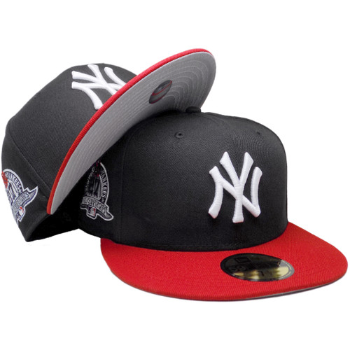 New York Yankees 27 Champs Custom New Era Fitted - Black, Red, White