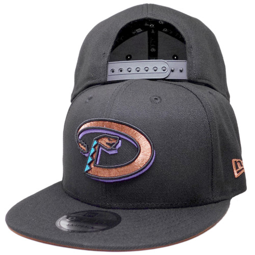 Arizona Diamondbacks 98 Inaugural Custom NE Snapback - Black, Copper, Teal
