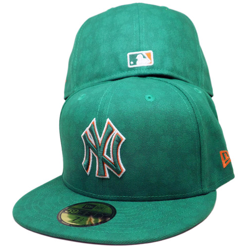 New York Yankees St. Patrick's Day New Era 59Fifty Fitted - Kelly, Orange, White