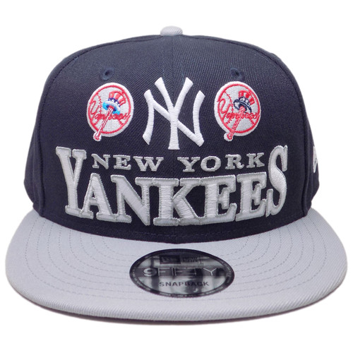 New York Yankees New Era Archive 9Fifty Snapback - Navy, Gray, Red