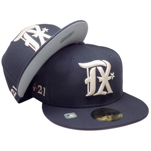 Texas Rangers 2025 City Connect New Era 59Fifty Fitted - Navy, Cream, Gray