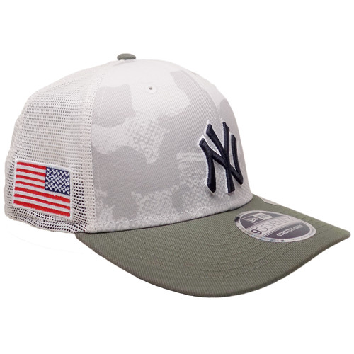 NY Yankees 2025 Armed Forces Day New Era 9Seventy Snapback - Khaki, Olive, Black