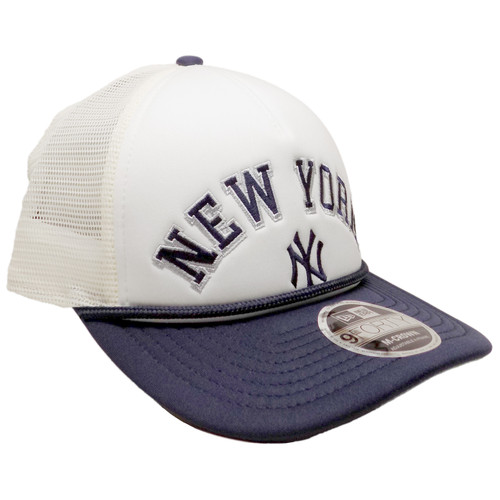 New York Yankees New Era 940 M-Crown A-Frame Snapback - Chrome, Navy, Gray