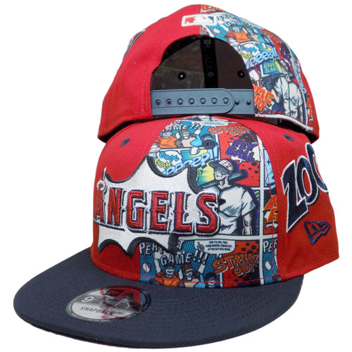 Anaheim Angels New Era Players Weekend 9Fifty Snapback - Red, Navy, Multi