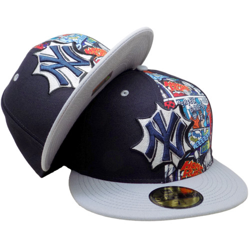 New York Yankees New Era Players Weekend 59Fifty Fitted - Navy, Gray, Multi New York Yankees New Era Players Weekend 59Fifty Fitted - Navy, Gray, Multi