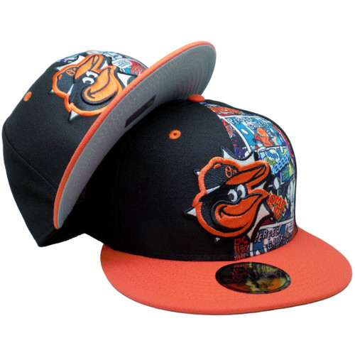 Baltimore Orioles New Era Players Weekend 59Fifty Fitted - Black, Orange, Multi Baltimore Orioles New Era Players Weekend 59Fifty Fitted - Black, Orange, Multi