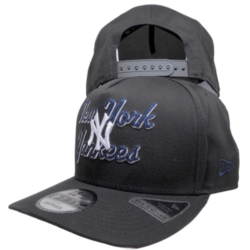 New York Yankees New Era Chainstitch 9Fifty AF Snapback - Black, Navy, White New York Yankees New Era Chainstitch 9Fifty AF Snapback - Black, Navy, White