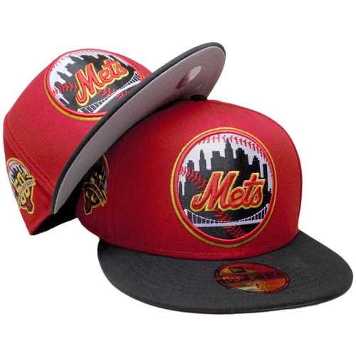 New York Mets 5th Anniversary Custom New Era 59Fifty Fitted - Red