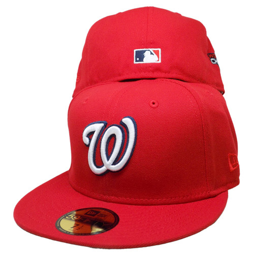 Washington Nationals 2019 Champs Custom New Era Fitted - Red, White, Navy