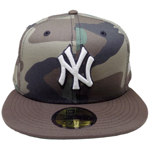 New York Yankees Custom New Era 59Fifty Fitted - Camouflage, Brown, Cream