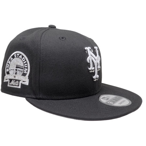 New York Mets Shea Stadium Custom NE 9Fifty Snapback - Black, White, Silver