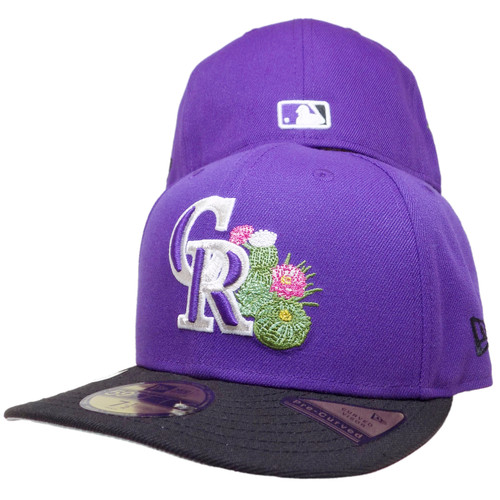 Colorado Rockies 2026 Spring Training 59Fifty Fitted - Purple, Black, Multi