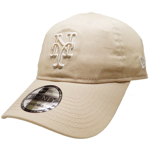New York Mets 2026 Spring Training 9Twenty Strapback - Khaki, Off White