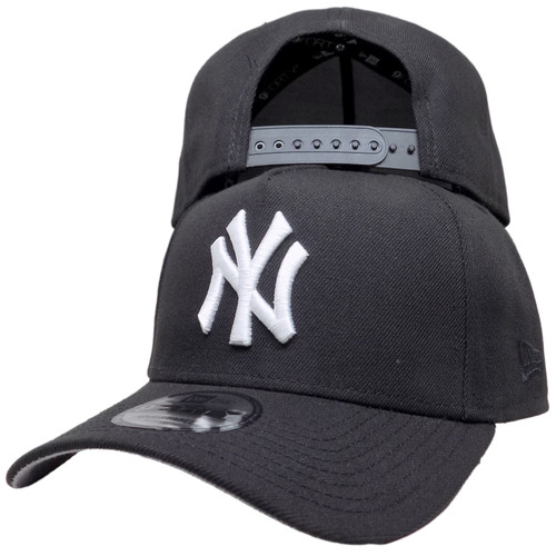 New York Yankees New Era 9Forty A-Frame Snapback - Black, White, Gray