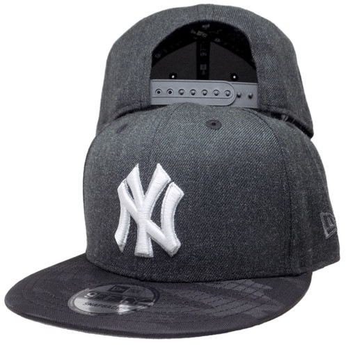 New York Yankees 09 WS Custom Snapback - Charcoal, Black Camo, White