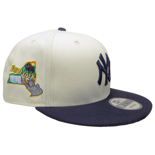 New York Yankees New Era Localized 9Fifty Snapback - Cream, Navy, Multi