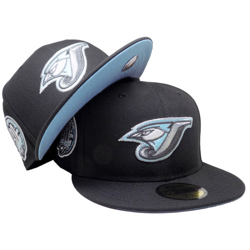 Toronto Blue Jays 30th Season Custom 59Fifty Fitted - Black, Sky Blue, Silver