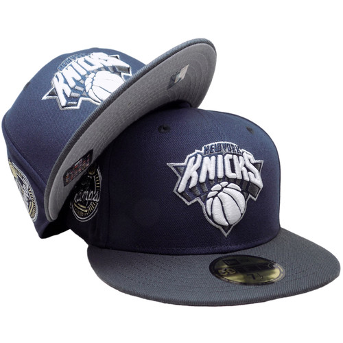 New York Knicks 2X Champs Custom 59Fifty Fitted - Navy, Graphite, White