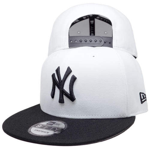 NY Yankees 1999 WS Custom New Era 9Fifty Snapback - White, Black, Gray