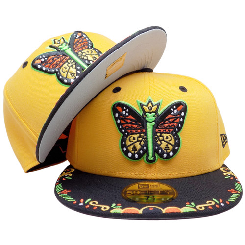 Eugene Emeralds MiLB COPA26 New Era 59Fifty Fitted - Yellow, Black, Multi