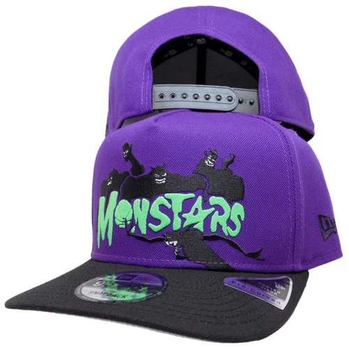 Warner Bros Monstars New Era 9Fifty AF Snapback - Purple, Black, Lime