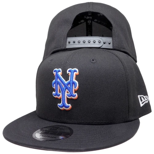 New York Mets 2026 Evergreen 9Fifty Snapback - Black, Royal, Orange