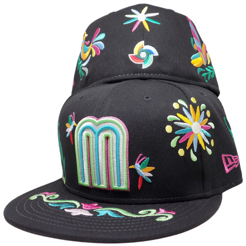 Mexico WBC 2026 Latin Embroidery 59Fifty Fitted - Black, Green, Multi