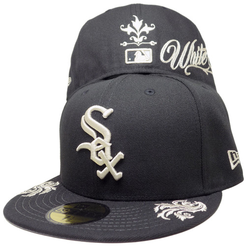 Chicago White Sox 2026 Wordmark 59Fifty Fitted - Black, Beige, Gray