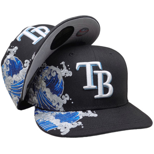 Tampa Bay Rays New Era VisSurf 59Fifty Fitted - Black, Blue, White
